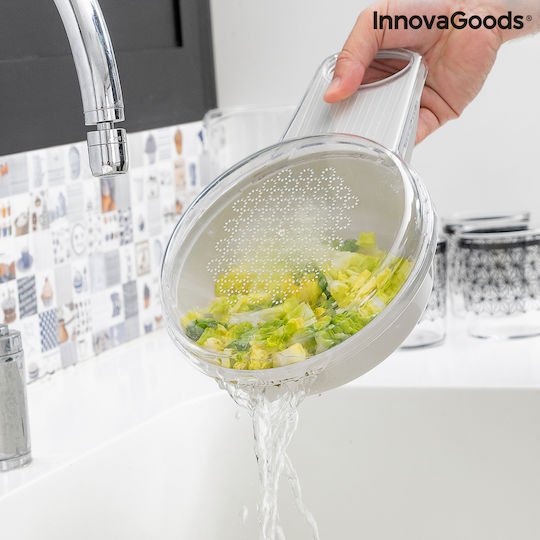InnovaGoods Gradder Τρίφτης για Φρούτα & Λαχανικά με Δοχείο 8.5x8.5cm