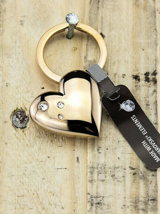 Troika Keychain Best Girls Friends Rosy Metallic Gold