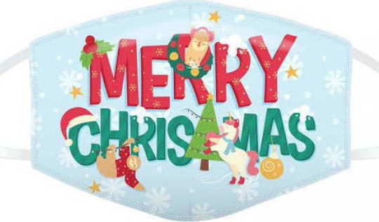 Puckator Christmas Face Covering Festive Friends Merry Christmas Large 1τμχ