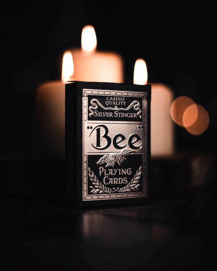 Bee Stinger Τράπουλα Πλαστικοποιημένη Μαύρη