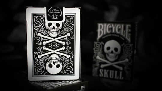 Bicycle Skull Колекционерска Тесте Пластмасово покритие
