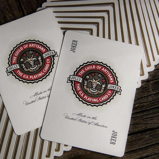 Theory11 Artisan Collectible Playing Cards Laminated for Poker White