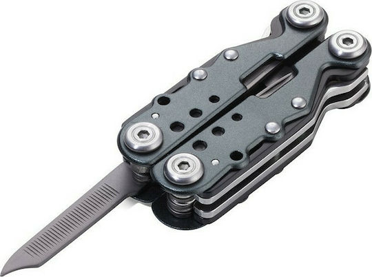 Troika Multitool Breloc Gri Cu Husă