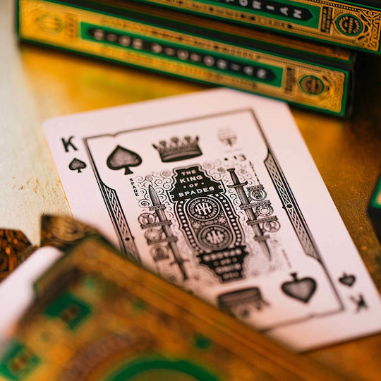 Theory11 High Victorian Spielkarten für Poker Grün