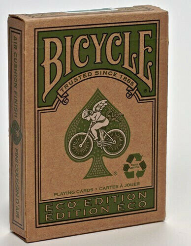 Bicycle Eco Edition Standard Index Τράπουλα Χάρτινη Πράσινη