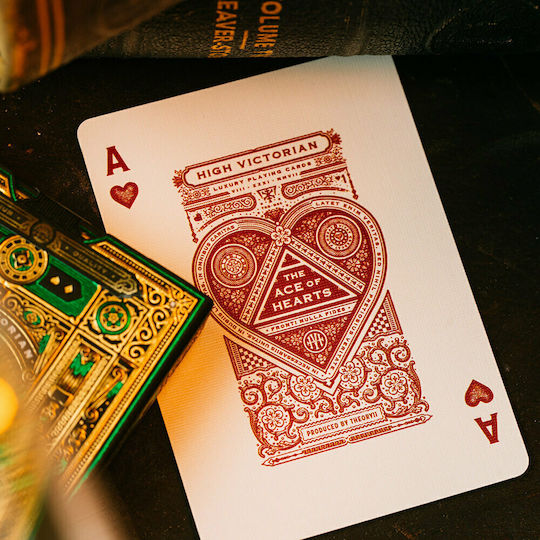 Theory11 High Victorian Spielkarten für Poker Grün