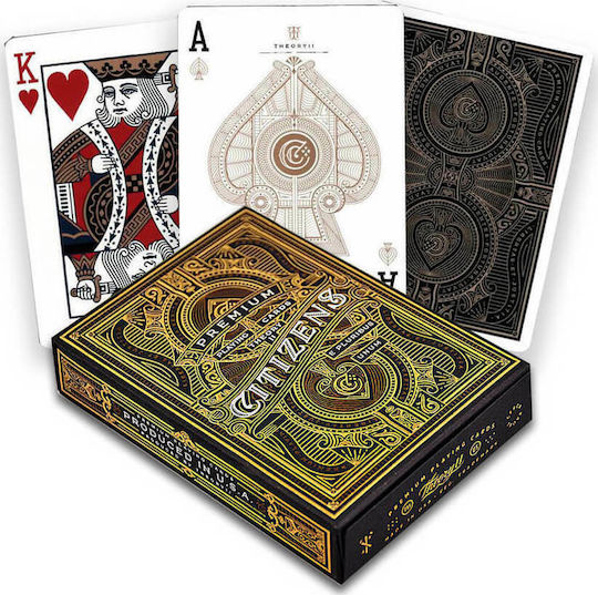 Theory11 Citizens Collectible Playing Cards Laminated Gold