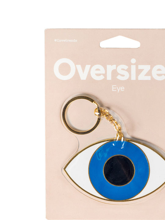 DOIY Oversized Metallic Eye Keychain
