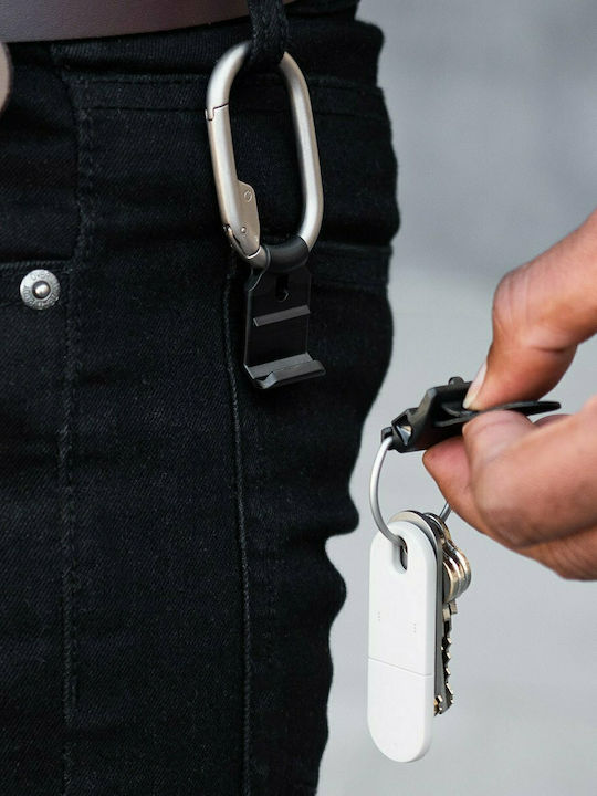 Orbitkey Μπρελόκ Clip V2 Μεταλλικό Μαύρο