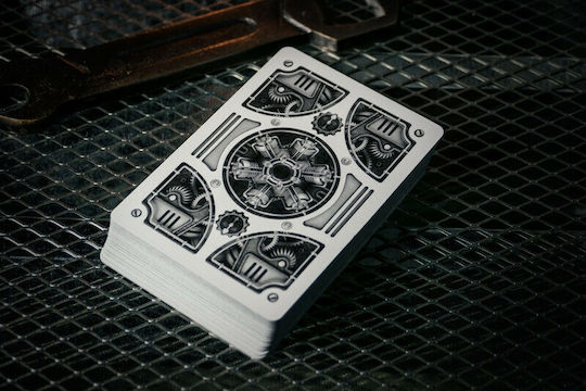Bicycle Silver Steampunk Spielkarten Silber