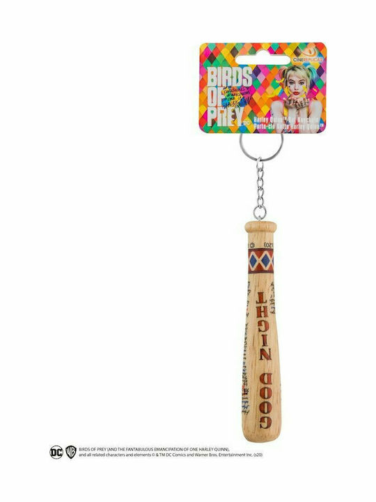 Cinereplicas Μπρελόκ Πορτοφόλι Comics Harley Quinn Baseball Πλαστικό Μπεζ