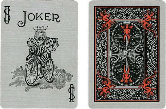 Bicycle Tragic Royalty Collectible Playing Cards Laminated for Poker Black