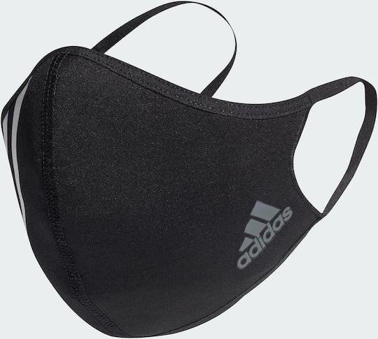 adidas Μάσκα Προστασίας Υφασμάτινη M/L Μαύρη HF7045 1τμχ