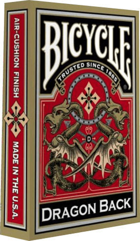 Bicycle Gold Dragon Back Συλλεκτική Τράπουλα Πλαστικοποιημένη