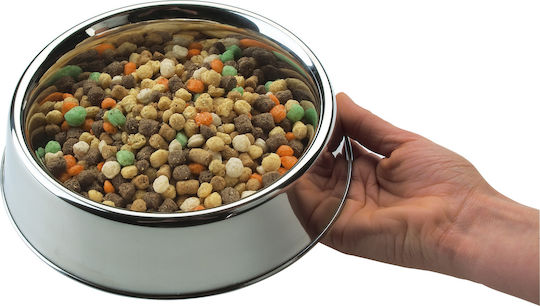Ferplast Supernova Stainless Steel Bowl Food & Water for Dog & Cat 200ml 14cm in Silver Color