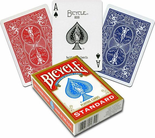 Bicycle Rider Back International Standard Index Playing Cards Laminated Red
