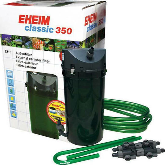 Eheim Classic 350 External Filter 15W for Aquariums up to 350lt with Performance 620lt/h