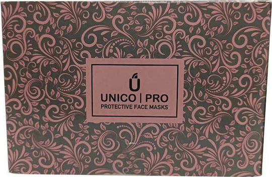 Unico Pro Disposable Protective Mask FFP2 Pink 25pcs