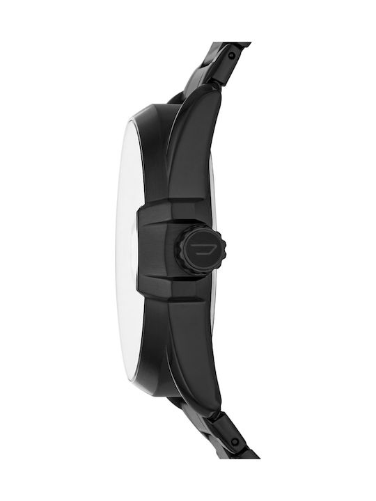 Diesel Ceas Barbati 44mm Baterie cu Brățară din Metal Neagră