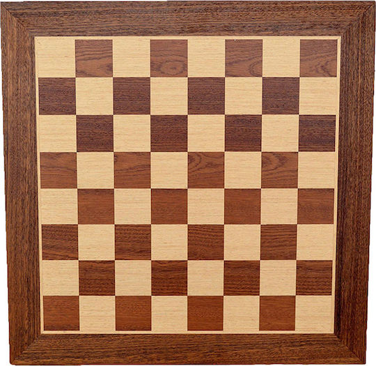 Manopoulos Mahogany Wood & Oak Inlaid Handmade Шах 50x50см