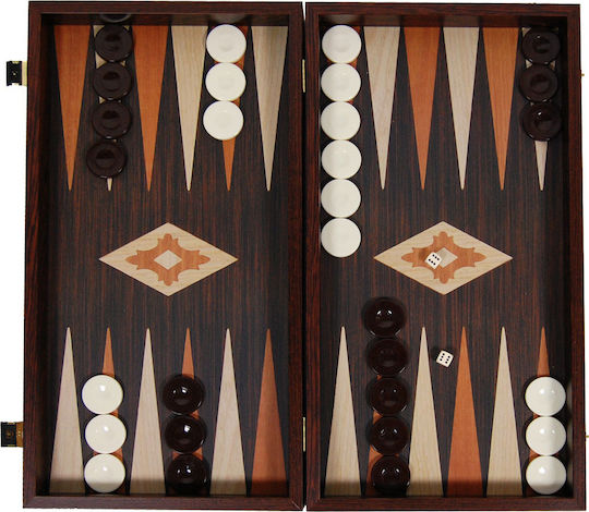 Manopoulos Wenge Replica Lucrat manual Table Lemn cu Piese 48x48cm
