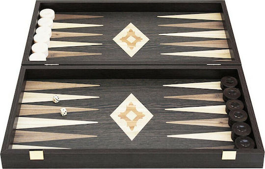 Manopoulos Wenge Replica Lucrat manual Table Lemn cu Piese 48x48cm