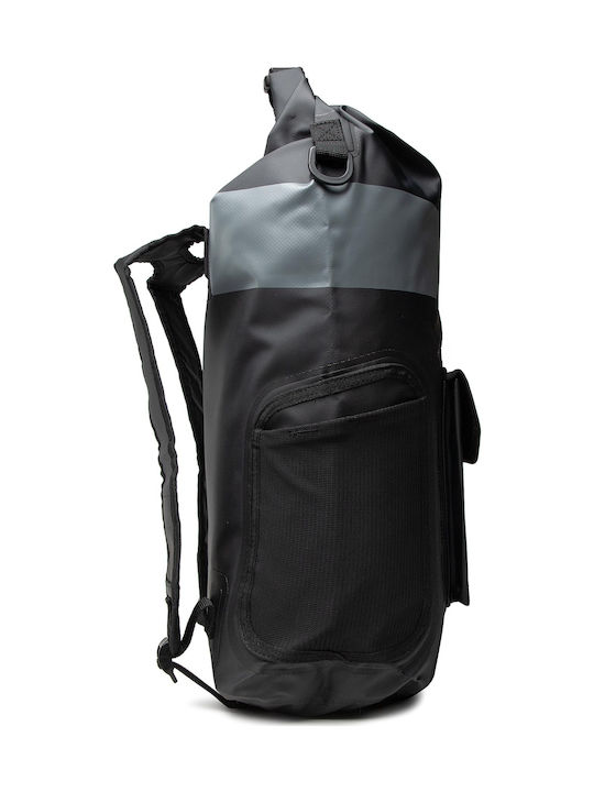 Quiksilver Men's Fabric Backpack Waterproof Black 20lt