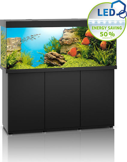 Juwel Rio 450 Acvariu De Pești Capacitate 450lt Include Iluminat Încălzitor Circulator Filtru 151x51x66cm Negru