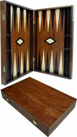 Mahogany Table Lemn Valiză cu Piese 48x48cm