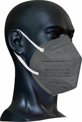 Brand Italia Karina L4 4ply NR Μάσκα Προστασίας FFP2 σε Γκρι χρώμα 50τμχ