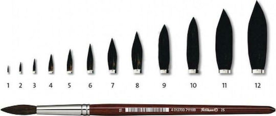 Pelikan 25 Νο 8 Στρογγυλό Φυσική Τρίχα 1τμχ