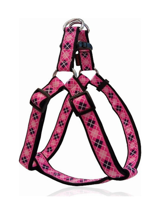Pet Interest Hundegeschirr Motivo Rosa Fuchsie Klein 16mm x 35-55cm 32752