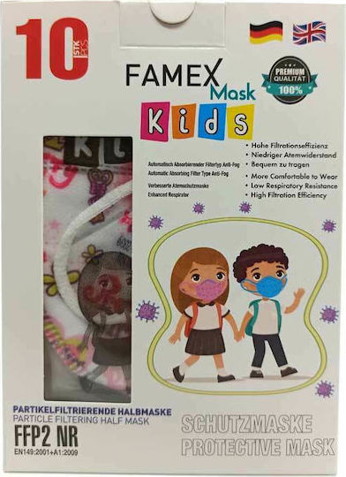 Famex Kids Mask FFP2 NR Protective Mask FFP2 Kids Pretty Princess 1pcs