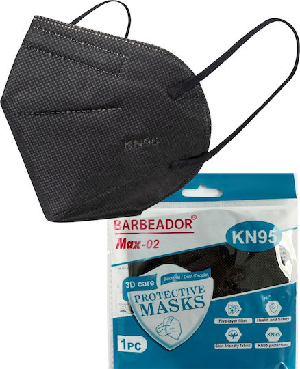 Max Barbeador Max-02 Filtering Half mask FFP2 Маска за защита FFP2 Черен 20бр