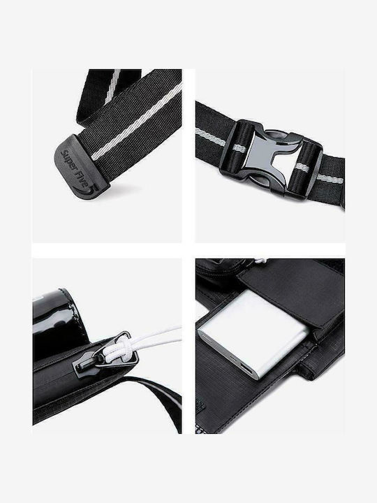 Herrentasche Schulter / Crossbody Schwarz