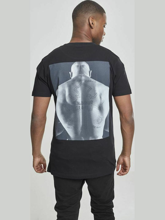 Mister Tee Back Blouse Black Cotton