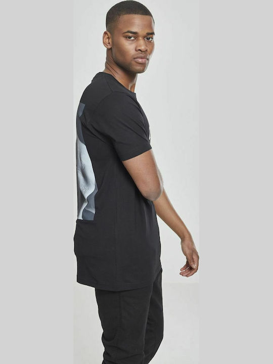 Mister Tee Back Blouse Black Cotton