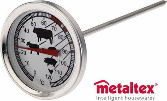 Θερμόμετρο Κρεάτων Ανοξείδωτο 60οc 120οc