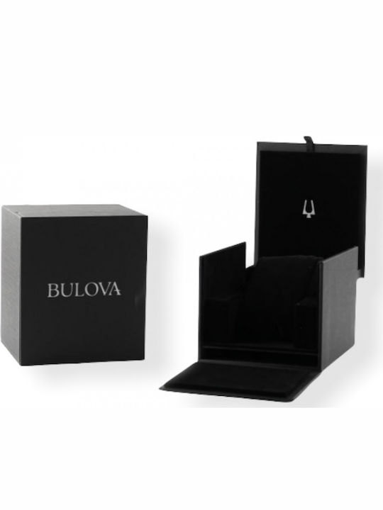 Bulova Maquina Ανδρικό Ρολόι 46mm Αυτόματο με Μαύρο Ατσάλινο Μπρασελέ