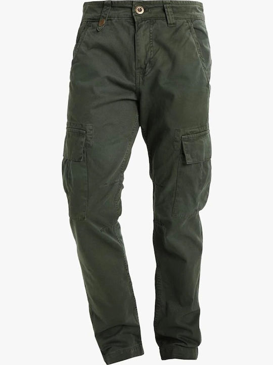 Agent Trousers Cargo in Regular Fit Khaki