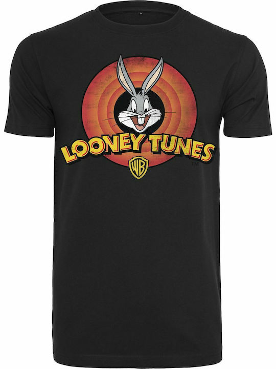 Merchcode Looney Tunes Bugs Bunny Logo T-Shirt Black