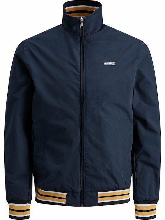 Winter Jacket Bomber Windproof Navy Blazer