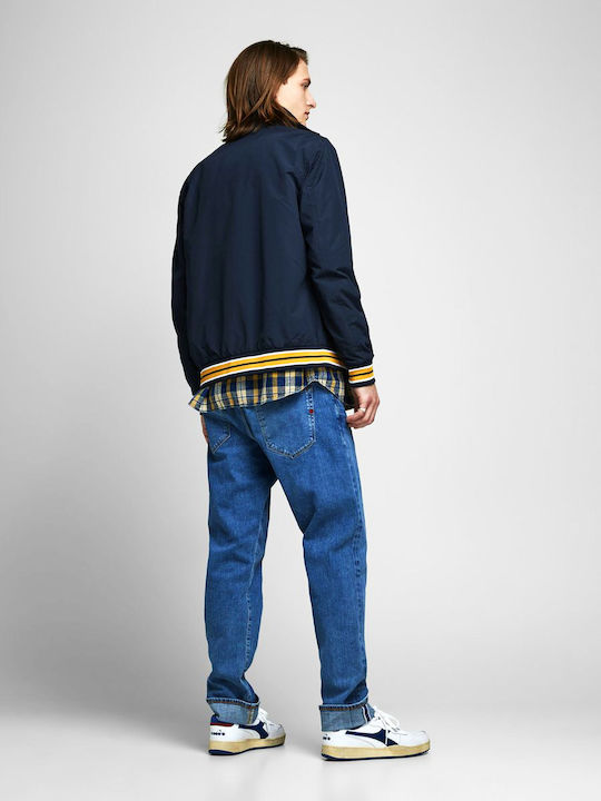 Winter Jacket Bomber Windproof Navy Blazer