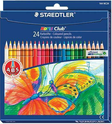 Staedtler Noris Club 144 NC24 Creioane Colorate Set 24 Culori