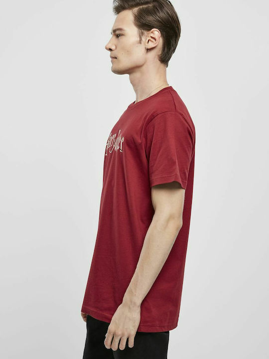Merchcode Logo T-shirt Harry Potter Burgundy Cotton