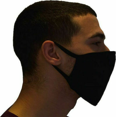 Cloth Face Mask Black 1pcs