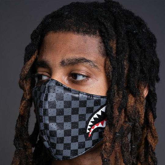 Sprayground Sharks In Paris Protective Mask Fabric Gray Z340 1 Piece