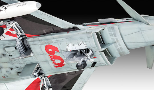 Revell Eurofighter Typhoon "Baron Spirit" Modeling Figure Airplane Red 228 Pieces in Scale 1:48 33x23.1cm.