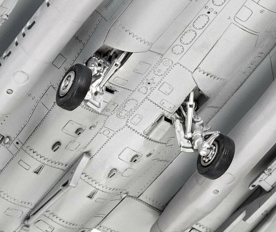 Revell Dassault Rafale C Modeling Figure Airplane Gray 204 Pieces in Scale 1:48 32.3x21.3cm.