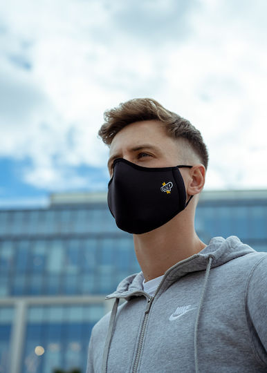 Crep Protect Face Covering Original Mască de protecție Țesătură Mare Negru CP034 1buc